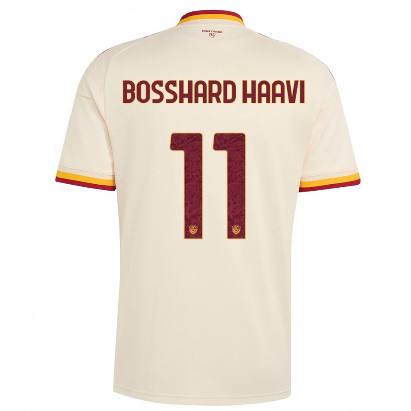 Danxen Mænd Emilie Bosshard Haavi #11 Champagne Rød Gul Udebane Spillertrøjer 2026/27 Trøje T-Shirt