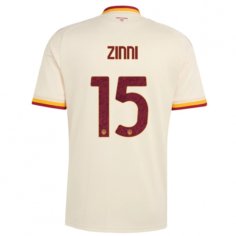 Danxen Mænd Raul Zinni #15 Champagne Rød Gul Udebane Spillertrøjer 2026/27 Trøje T-Shirt