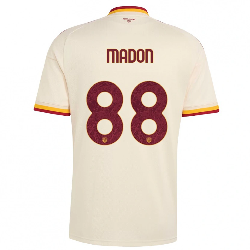Danxen Mænd Maja Madon #88 Champagne Rød Gul Udebane Spillertrøjer 2026/27 Trøje T-Shirt