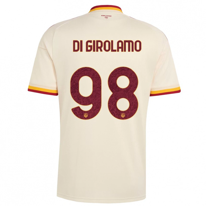 Danxen Mænd Anita Di Girolamo #98 Champagne Rød Gul Udebane Spillertrøjer 2026/27 Trøje T-Shirt