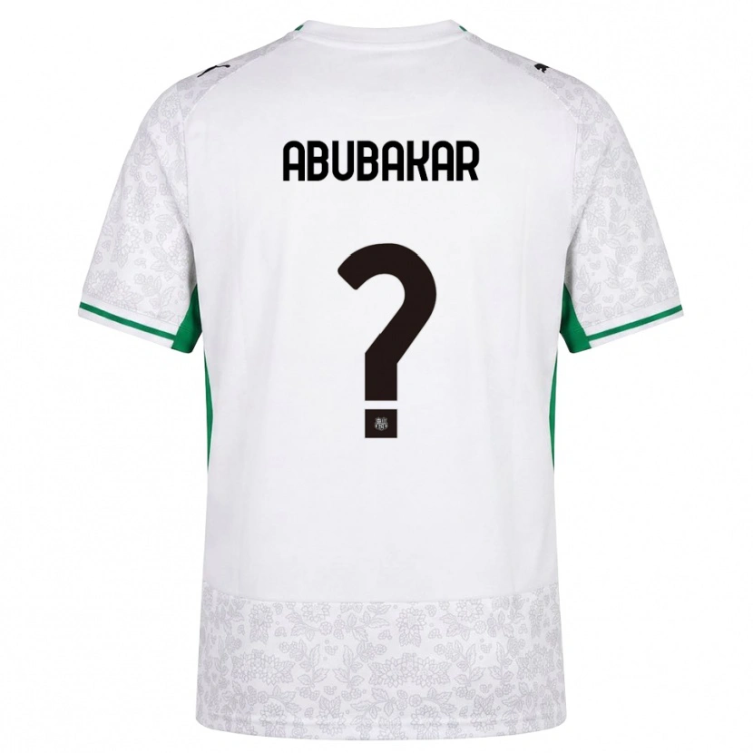 Danxen Mænd Salim Abubakar #0 Hvid Sort Grøn Udebane Spillertrøjer 2026/27 Trøje T-Shirt
