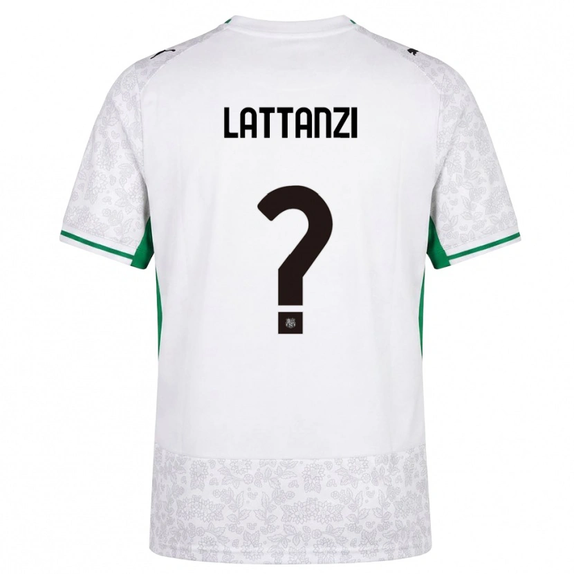 Danxen Mænd Luca Lattanzi #0 Hvid Sort Grøn Udebane Spillertrøjer 2026/27 Trøje T-Shirt