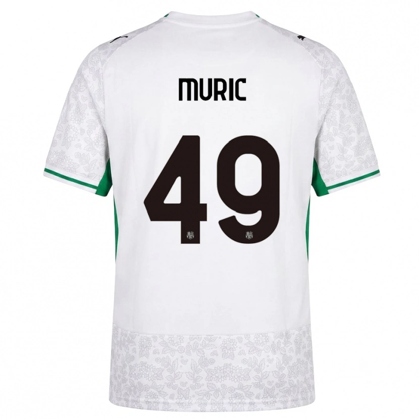 Danxen Mænd Arijanet Murić #49 Hvid Sort Grøn Udebane Spillertrøjer 2026/27 Trøje T-Shirt