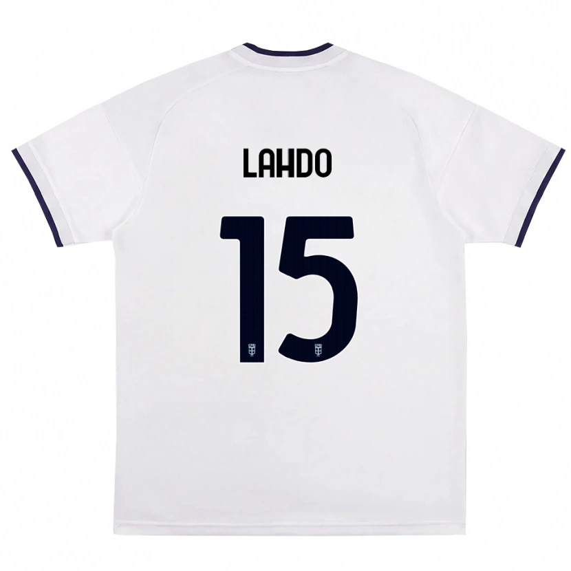 Danxen Mænd Adrian Lahdo #15 Hvid Rød Kongelig Blå Udebane Spillertrøjer 2026/27 Trøje T-Shirt