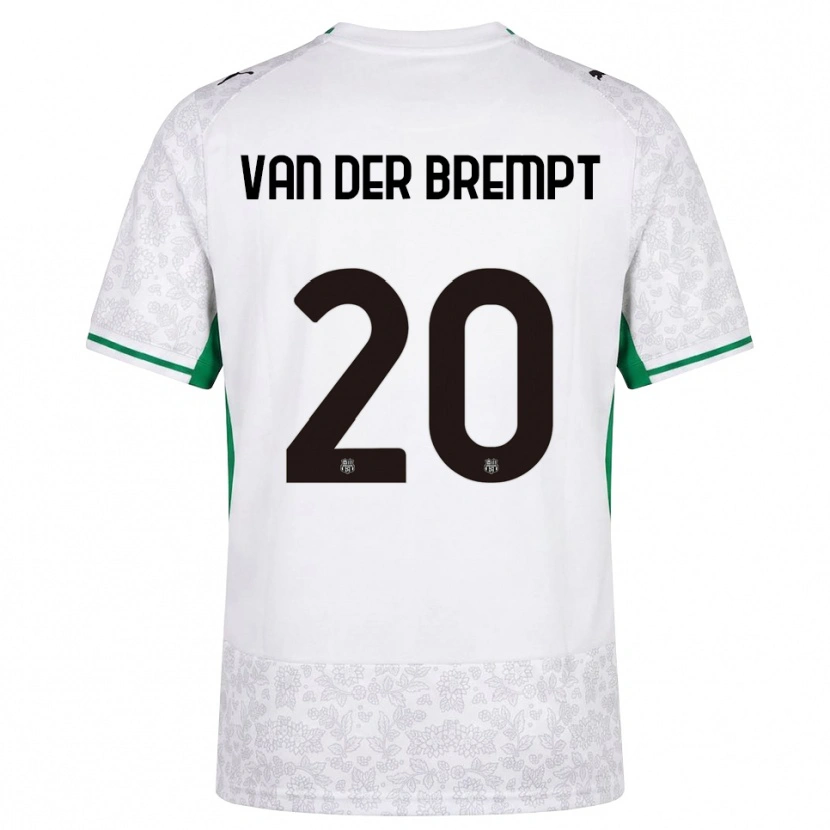 Danxen Mænd Ignace Van Der Brempt #20 Hvid Sort Grøn Udebane Spillertrøjer 2026/27 Trøje T-Shirt