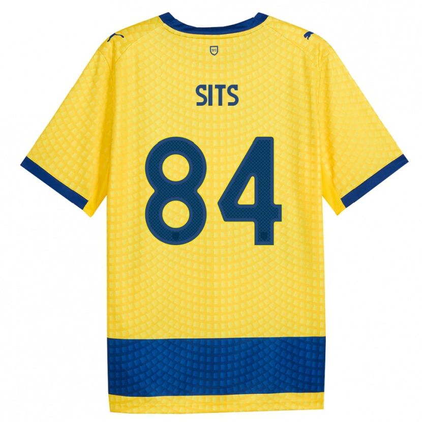 Danxen Mænd Dario Sits #84 Gul Blå Sort Udebane Spillertrøjer 2026/27 Trøje T-Shirt