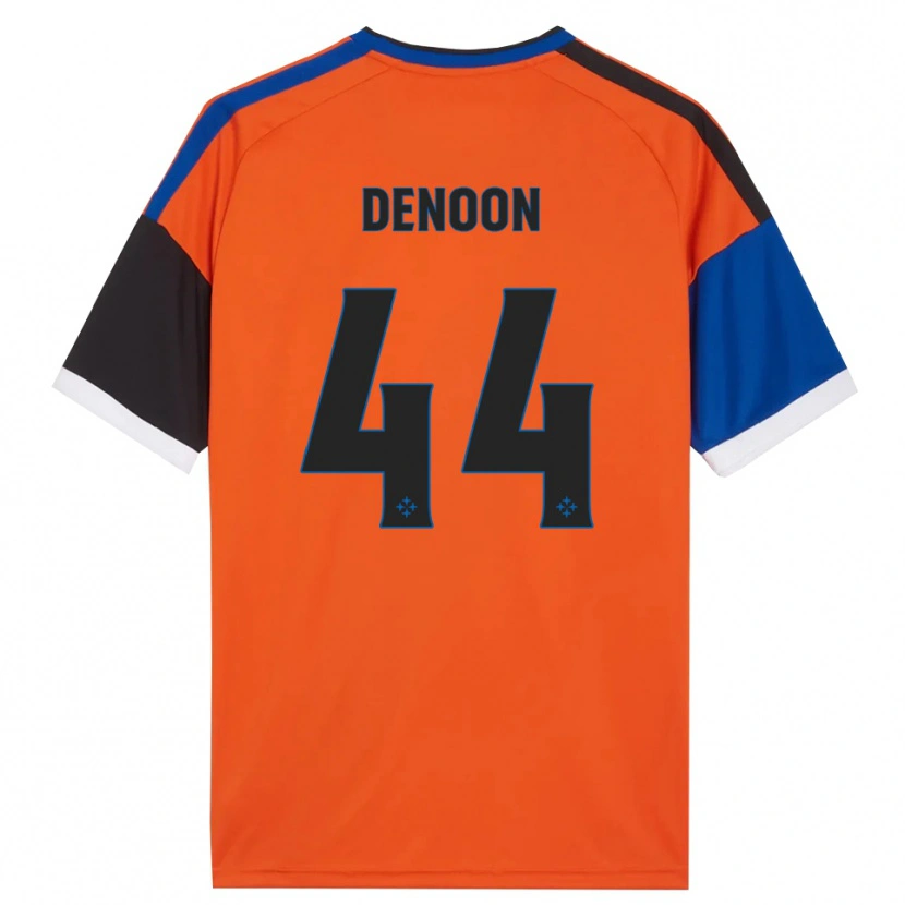 Danxen Mænd Daniel Denoon #44 Orange Blå Sort Hvid Udebane Spillertrøjer 2026/27 Trøje T-Shirt