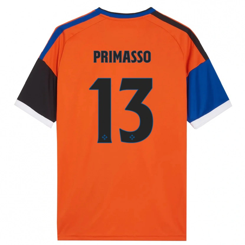 Danxen Mænd Andrea Primasso #13 Orange Blå Sort Hvid Udebane Spillertrøjer 2026/27 Trøje T-Shirt