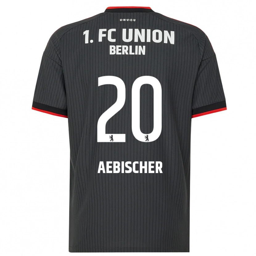 Danxen Mænd Michel Aebischer #20 Sort Hvid Rød Udebane Spillertrøjer 2026/27 Trøje T-Shirt