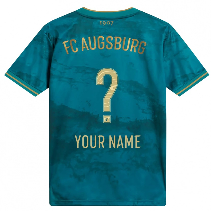 Danxen Mænd Dit Navn #0 Grøn Brun Udebane Spillertrøjer 2026/27 Trøje T-Shirt