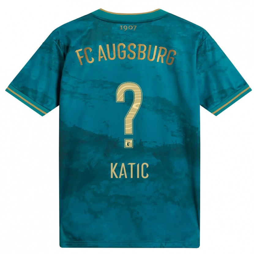 Danxen Mænd Daniel Katic #0 Grøn Brun Udebane Spillertrøjer 2026/27 Trøje T-Shirt