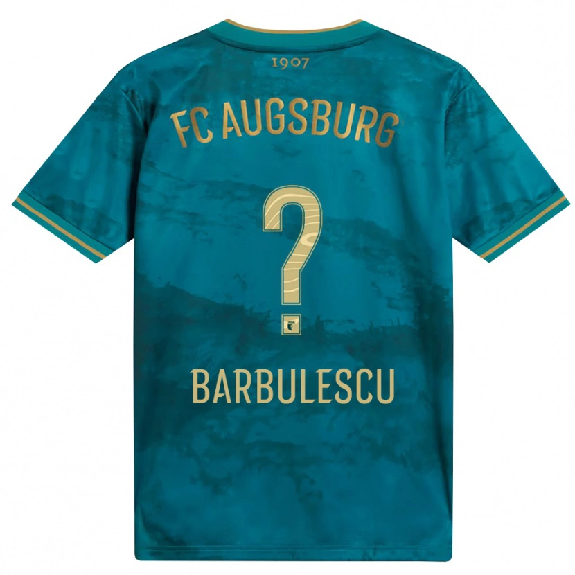 Danxen Mænd Luca Bărbulescu #0 Grøn Brun Udebane Spillertrøjer 2026/27 Trøje T-Shirt