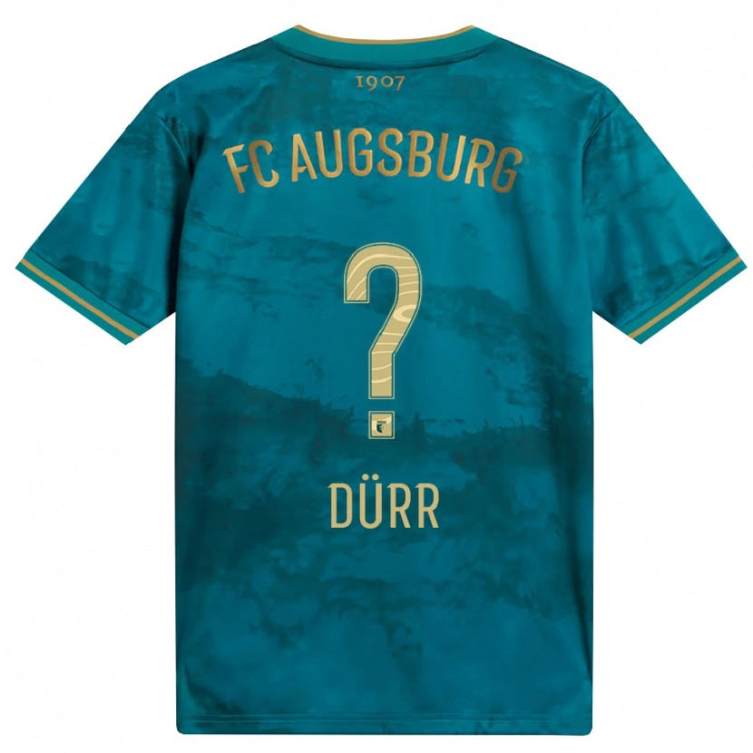 Danxen Mænd Ismar Dürr #0 Grøn Brun Udebane Spillertrøjer 2026/27 Trøje T-Shirt