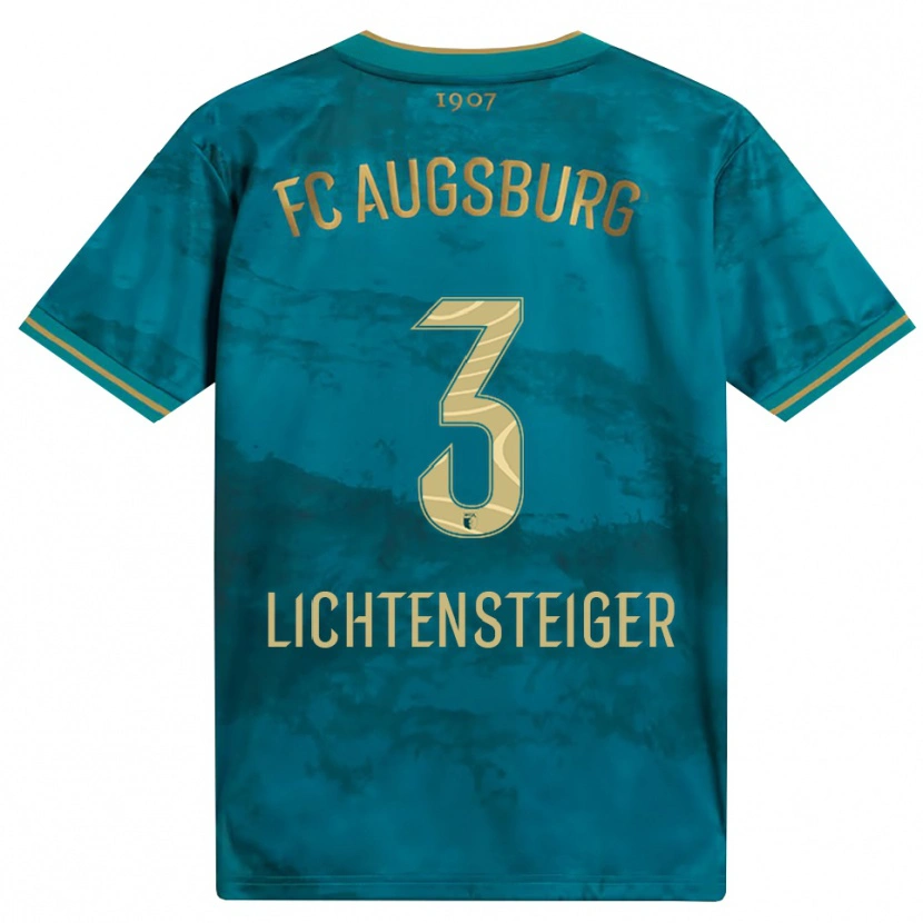 Danxen Mænd David Lichtensteiger #3 Grøn Brun Udebane Spillertrøjer 2026/27 Trøje T-Shirt