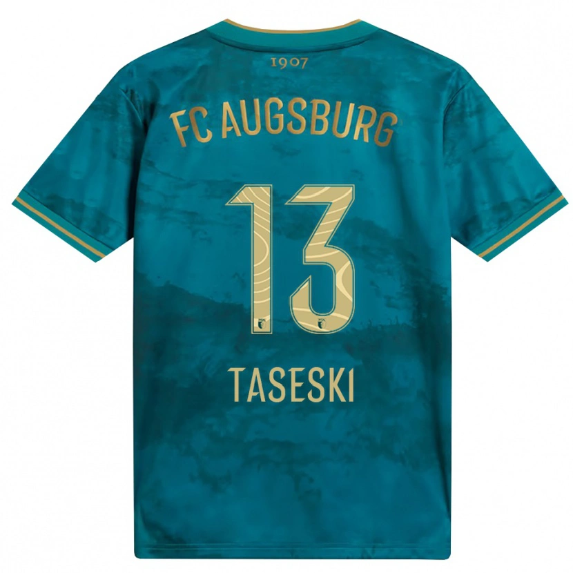 Danxen Mænd Kristijan Taseski #13 Grøn Brun Udebane Spillertrøjer 2026/27 Trøje T-Shirt