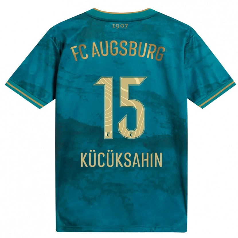 Danxen Mænd Mahmut Kücüksahin #15 Grøn Brun Udebane Spillertrøjer 2026/27 Trøje T-Shirt