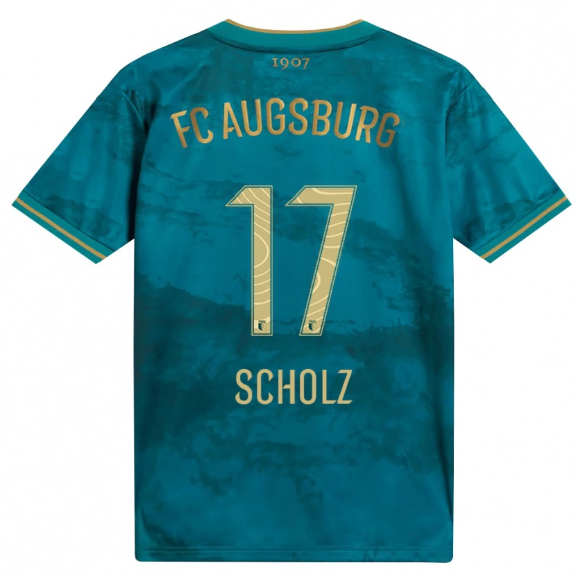 Danxen Mænd Jerome Scholz #17 Grøn Brun Udebane Spillertrøjer 2026/27 Trøje T-Shirt