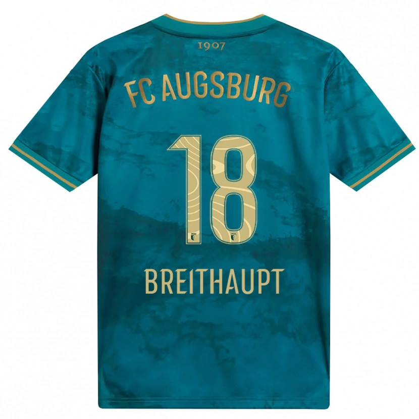 Danxen Mænd Tim Breithaupt #18 Grøn Brun Udebane Spillertrøjer 2026/27 Trøje T-Shirt
