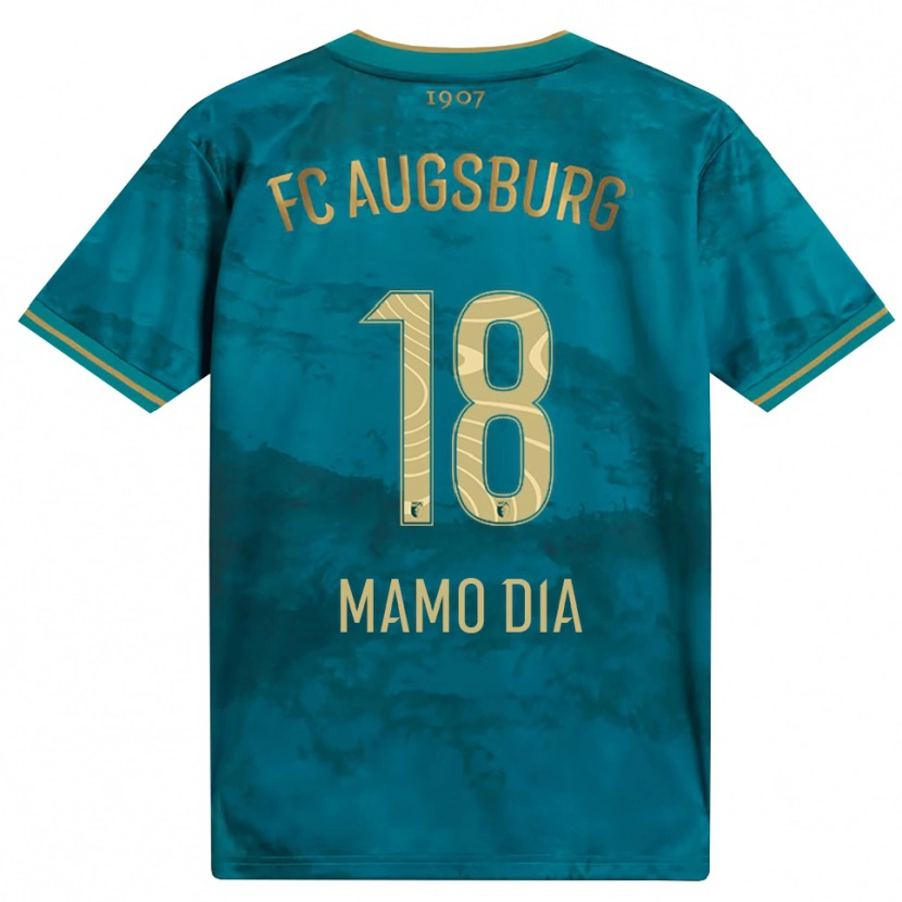 Danxen Mænd Amadou Mamo Dia #18 Grøn Brun Udebane Spillertrøjer 2026/27 Trøje T-Shirt
