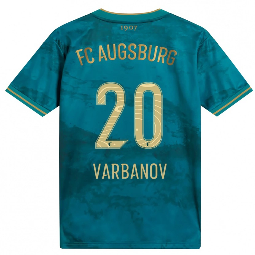 Danxen Mænd Svetoslav Varbanov #20 Grøn Brun Udebane Spillertrøjer 2026/27 Trøje T-Shirt