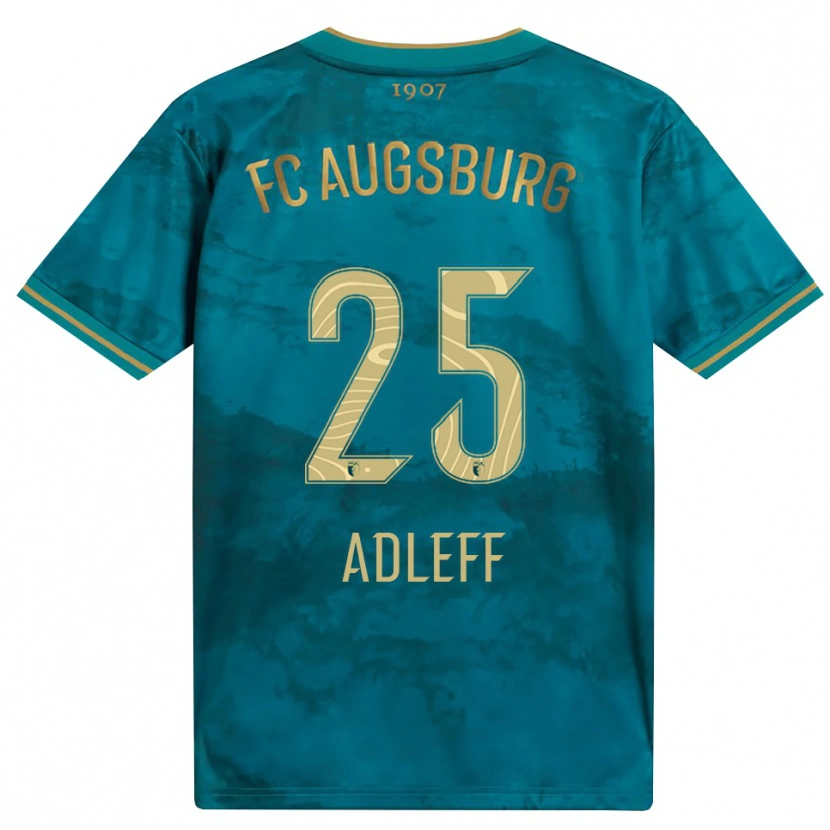 Danxen Mænd Milo Adleff #25 Grøn Brun Udebane Spillertrøjer 2026/27 Trøje T-Shirt