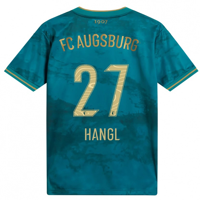 Danxen Mænd Florian Hangl #27 Grøn Brun Udebane Spillertrøjer 2026/27 Trøje T-Shirt