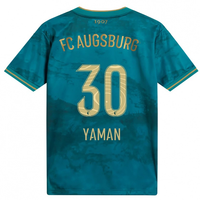 Danxen Mænd Kerim Yaman #30 Grøn Brun Udebane Spillertrøjer 2026/27 Trøje T-Shirt