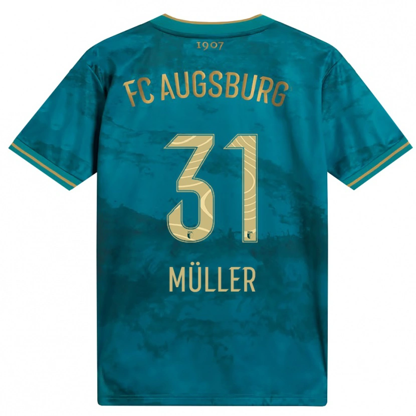 Danxen Mænd Noah Müller #31 Grøn Brun Udebane Spillertrøjer 2026/27 Trøje T-Shirt