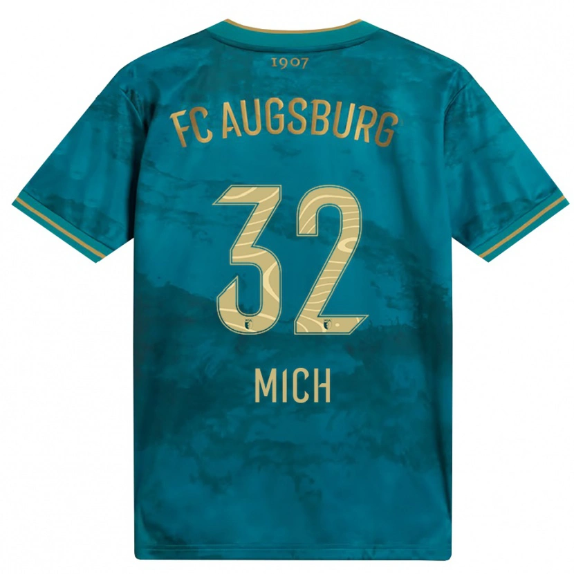 Danxen Mænd Fabian Mich #32 Grøn Brun Udebane Spillertrøjer 2026/27 Trøje T-Shirt