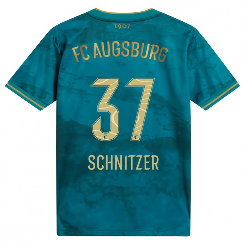 Danxen Mænd Tim Schnitzer #37 Grøn Brun Udebane Spillertrøjer 2026/27 Trøje T-Shirt