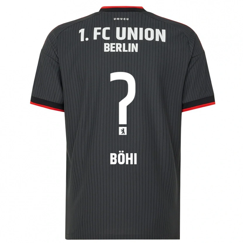 Danxen Mænd Nadine Böhi #0 Sort Hvid Rød Udebane Spillertrøjer 2026/27 Trøje T-Shirt
