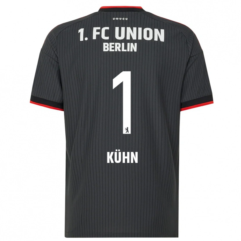 Danxen Mænd Samuel Kühn #1 Sort Hvid Rød Udebane Spillertrøjer 2026/27 Trøje T-Shirt