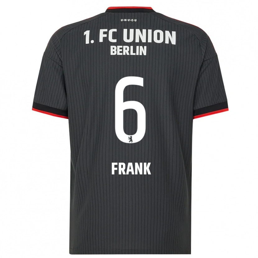 Danxen Mænd Celine Frank #6 Sort Hvid Rød Udebane Spillertrøjer 2026/27 Trøje T-Shirt