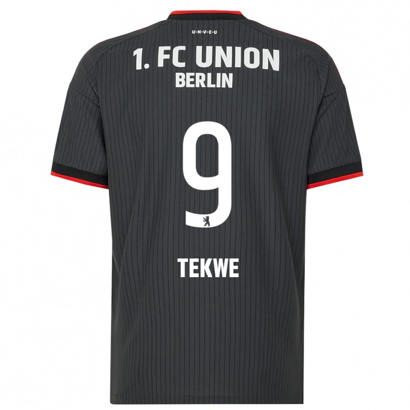 Danxen Mænd Harry Tekwe #9 Sort Hvid Rød Udebane Spillertrøjer 2026/27 Trøje T-Shirt