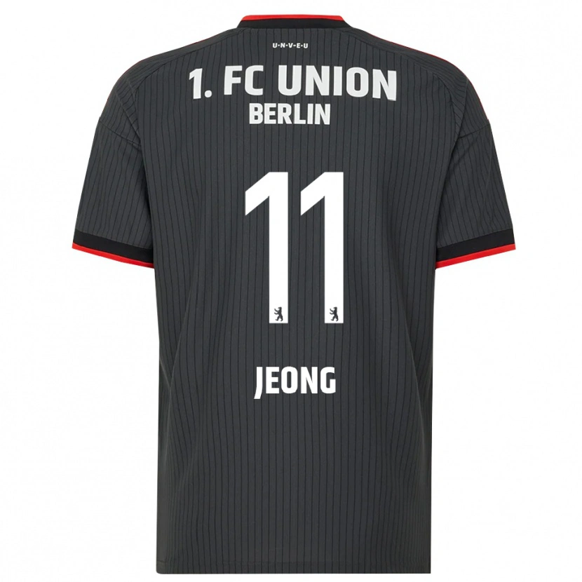 Danxen Mænd Woo-Yeong Jeong #11 Sort Hvid Rød Udebane Spillertrøjer 2026/27 Trøje T-Shirt