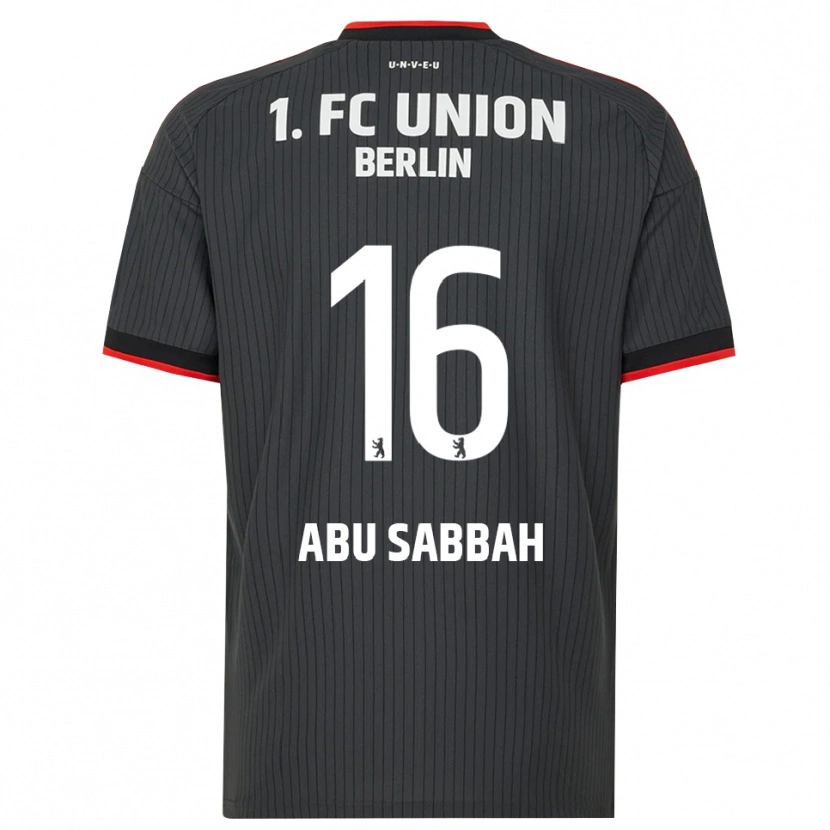 Danxen Mænd Sarah Abu Sabbah #16 Sort Hvid Rød Udebane Spillertrøjer 2026/27 Trøje T-Shirt