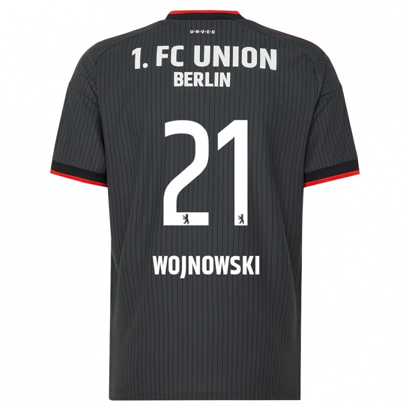 Danxen Mænd Wiktorian Wojnowski #21 Sort Hvid Rød Udebane Spillertrøjer 2026/27 Trøje T-Shirt