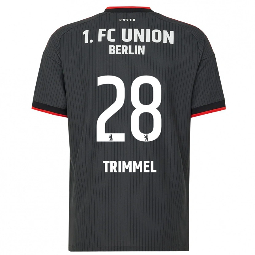 Danxen Mænd Christopher Trimmel #28 Sort Hvid Rød Udebane Spillertrøjer 2026/27 Trøje T-Shirt