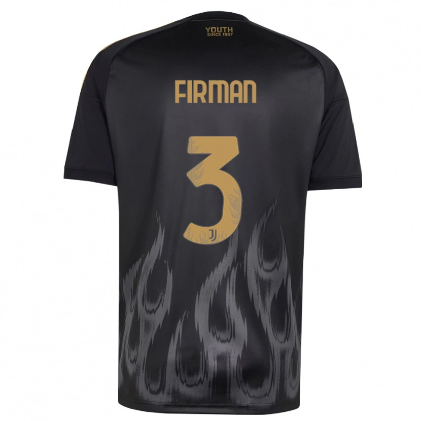 Danxen Mænd Andriy Firman #3 Sort Brun Tredje Sæt Spillertrøjer 2026/27 Trøje T-Shirt