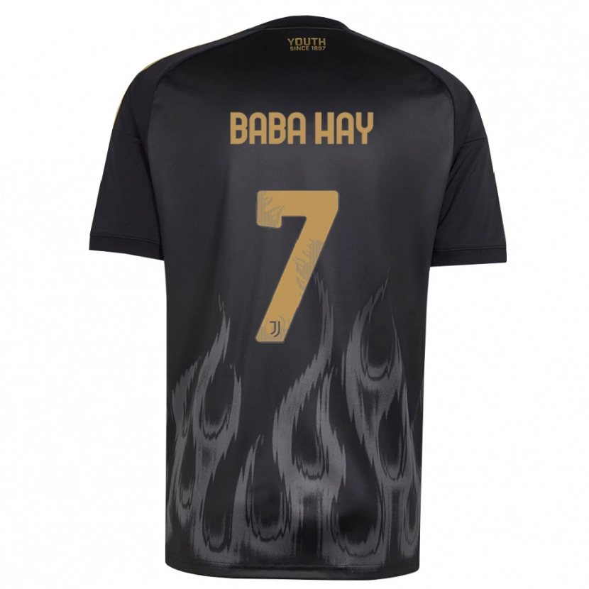 Danxen Mænd Amir Baba Hay #7 Sort Brun Tredje Sæt Spillertrøjer 2026/27 Trøje T-Shirt