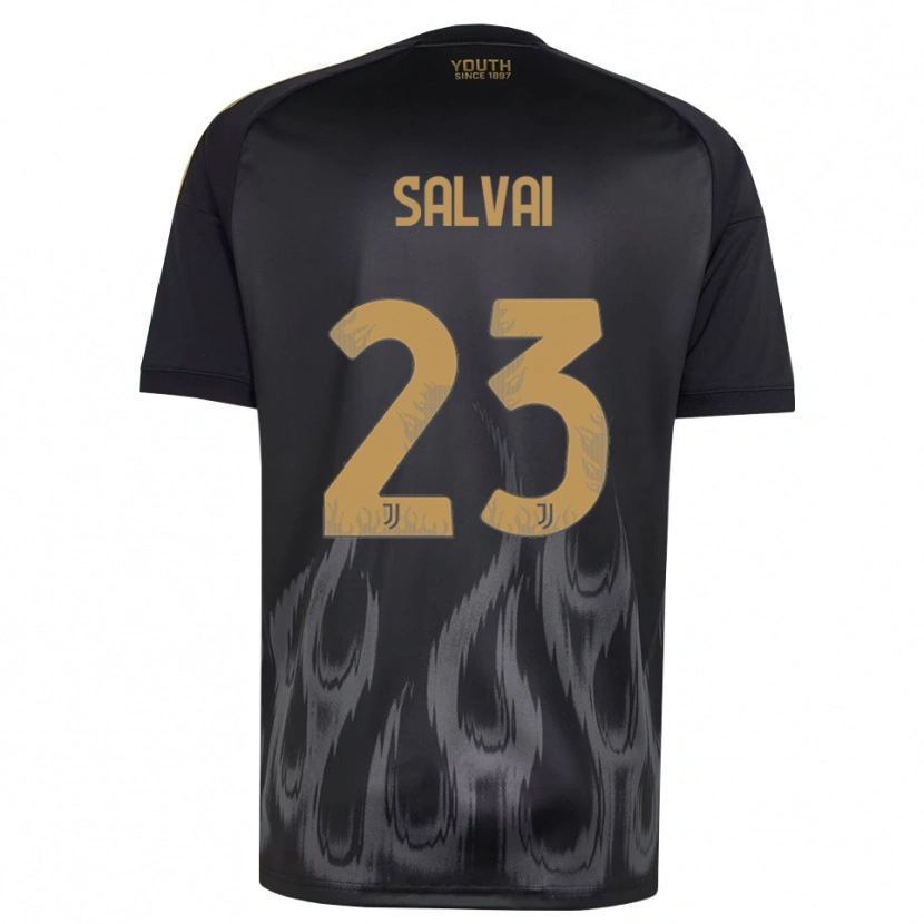 Danxen Mænd Cecilia Salvai #23 Sort Brun Tredje Sæt Spillertrøjer 2026/27 Trøje T-Shirt