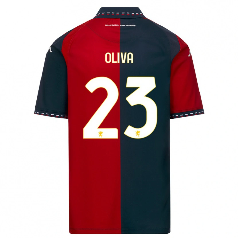 Danxen Kvinder Eleonora Oliva #23 Rød Sort Hvid Hjemmebane Spillertrøjer 2026/27 Trøje T-Shirt