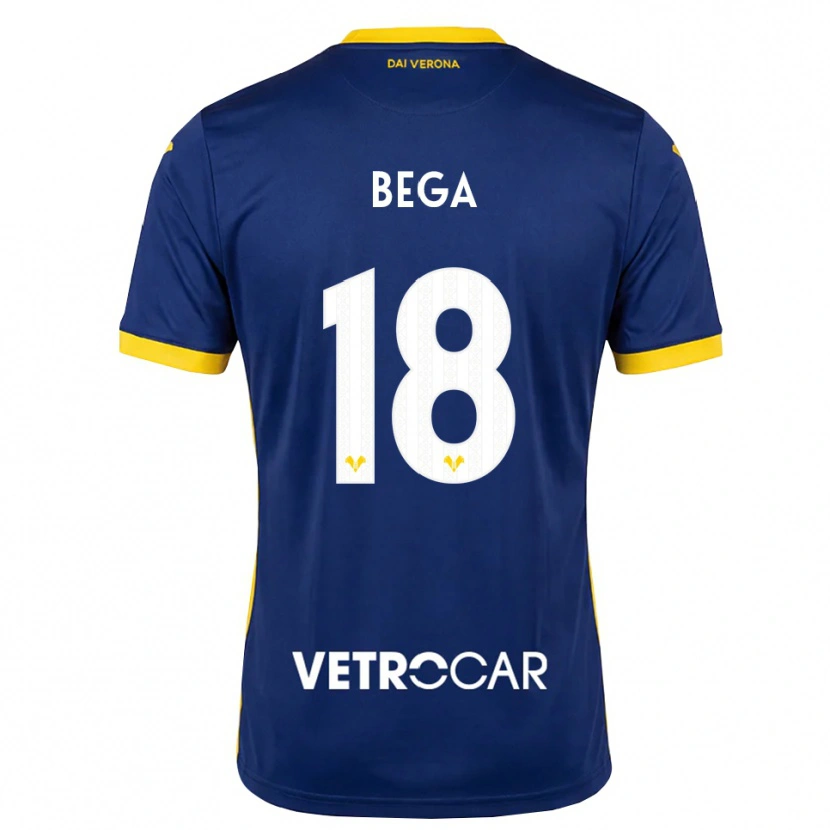 Danxen Kvinder Leorat Bega #18 Kongelig Blå Gul Hvid Hjemmebane Spillertrøjer 2026/27 Trøje T-Shirt