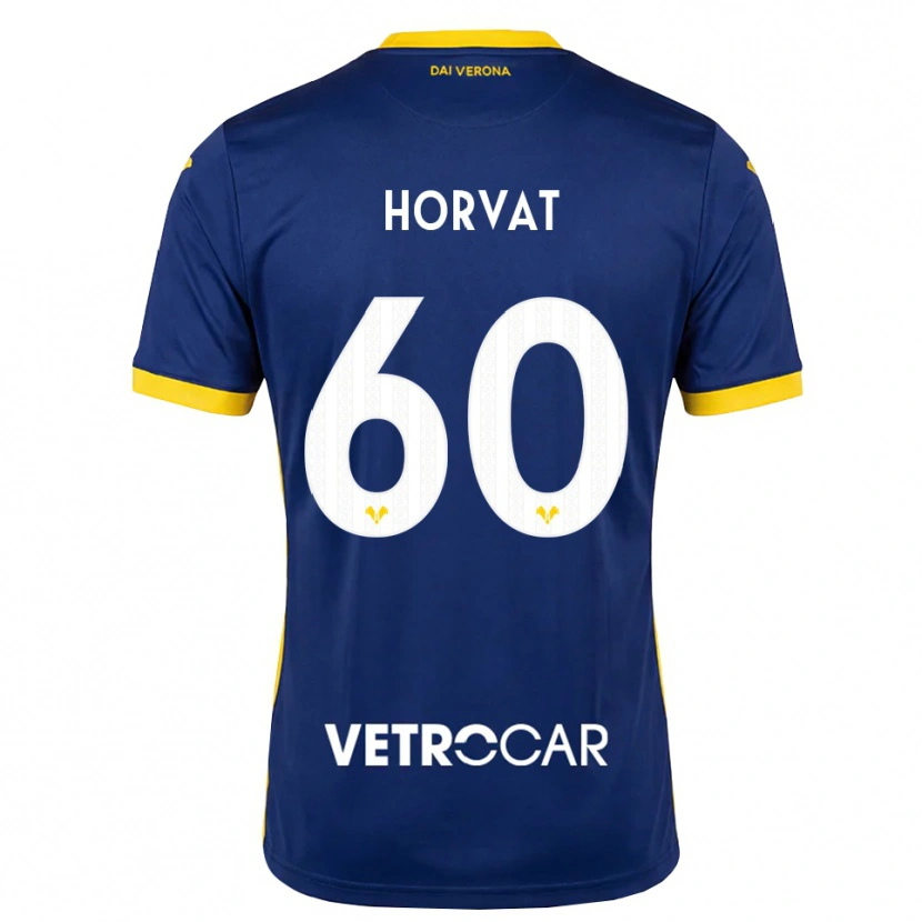 Danxen Kvinder Mihaela Horvat #60 Kongelig Blå Gul Hvid Hjemmebane Spillertrøjer 2026/27 Trøje T-Shirt