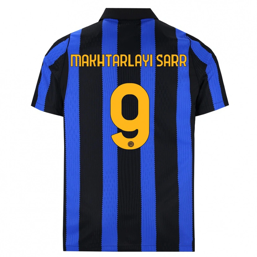 Danxen Kvinder Amadou Makhtarlayi Sarr #9 Sort Blå Gul Hjemmebane Spillertrøjer 2026/27 Trøje T-Shirt