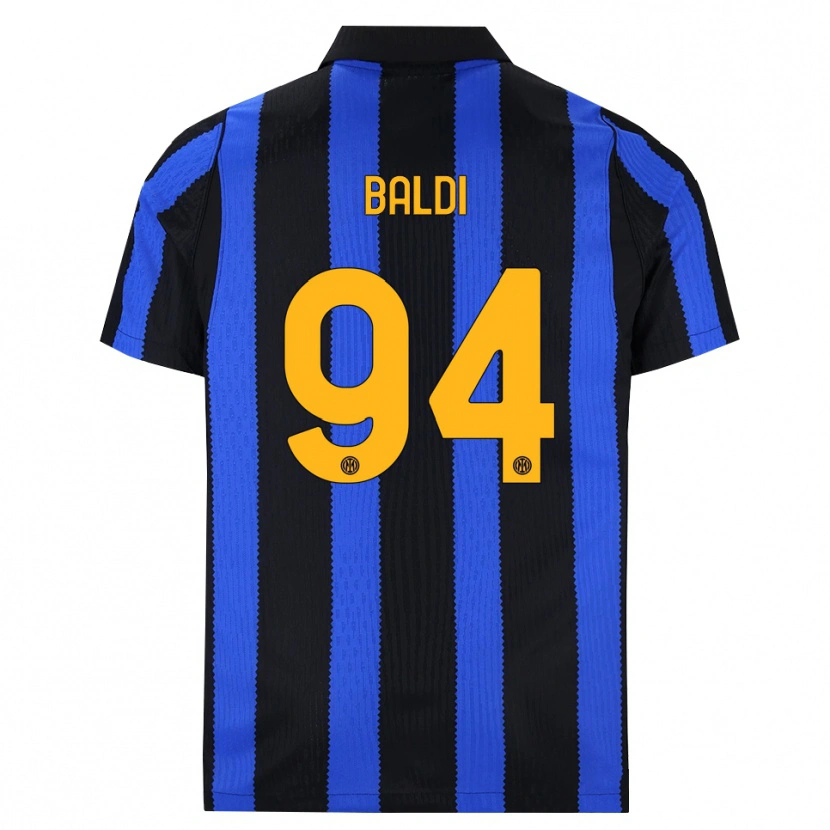 Danxen Kvinder Rachele Baldi #94 Sort Blå Gul Hjemmebane Spillertrøjer 2026/27 Trøje T-Shirt