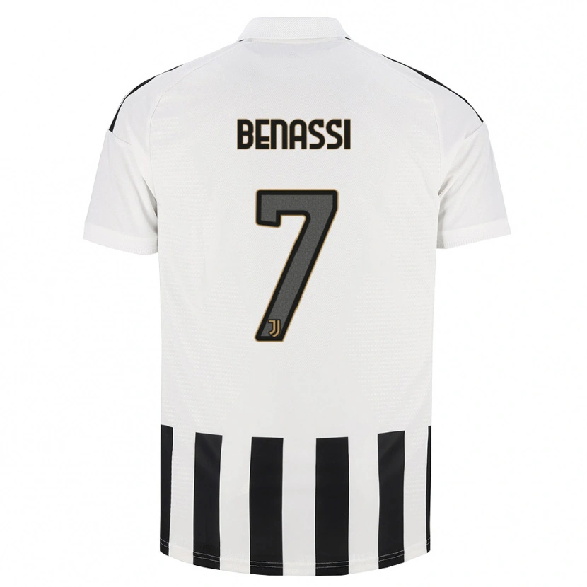 Danxen Kvinder Federico Benassi #7 Sort Hvid Brun Hjemmebane Spillertrøjer 2026/27 Trøje T-Shirt