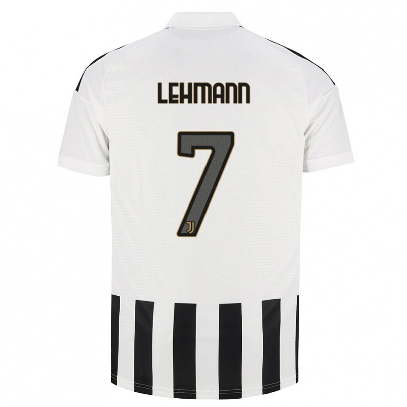 Danxen Kvinder Alisha Lehmann #7 Sort Hvid Brun Hjemmebane Spillertrøjer 2026/27 Trøje T-Shirt