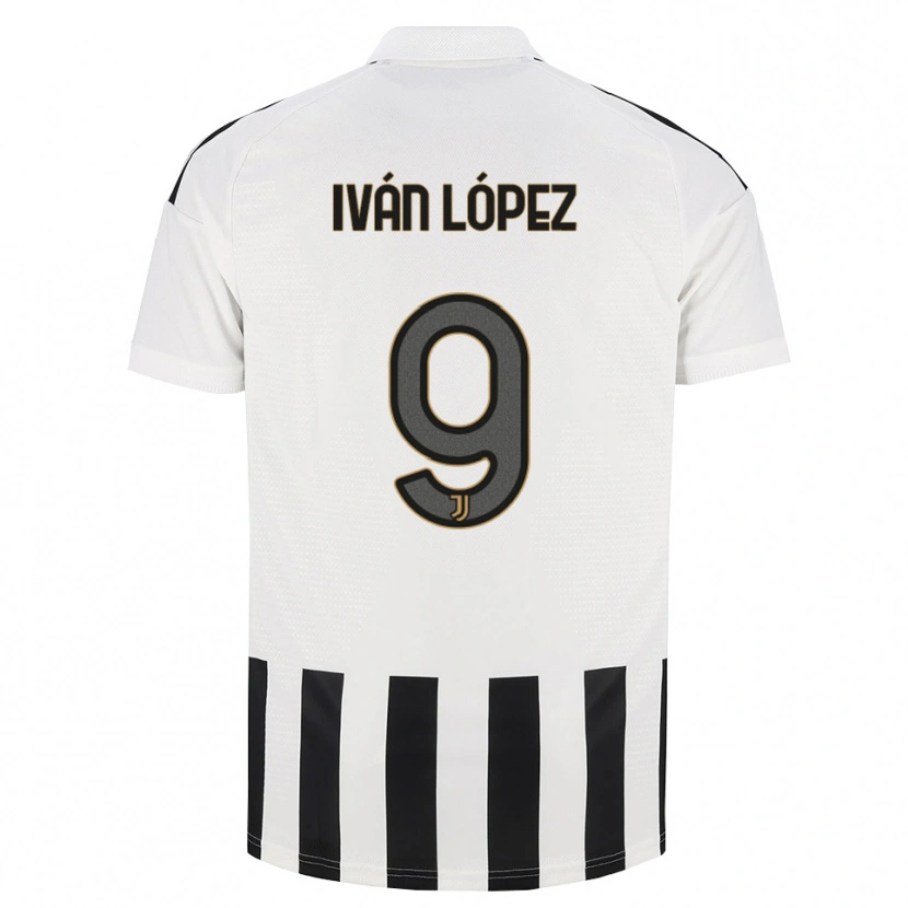 Danxen Kvinder Iván López #9 Sort Hvid Brun Hjemmebane Spillertrøjer 2026/27 Trøje T-Shirt