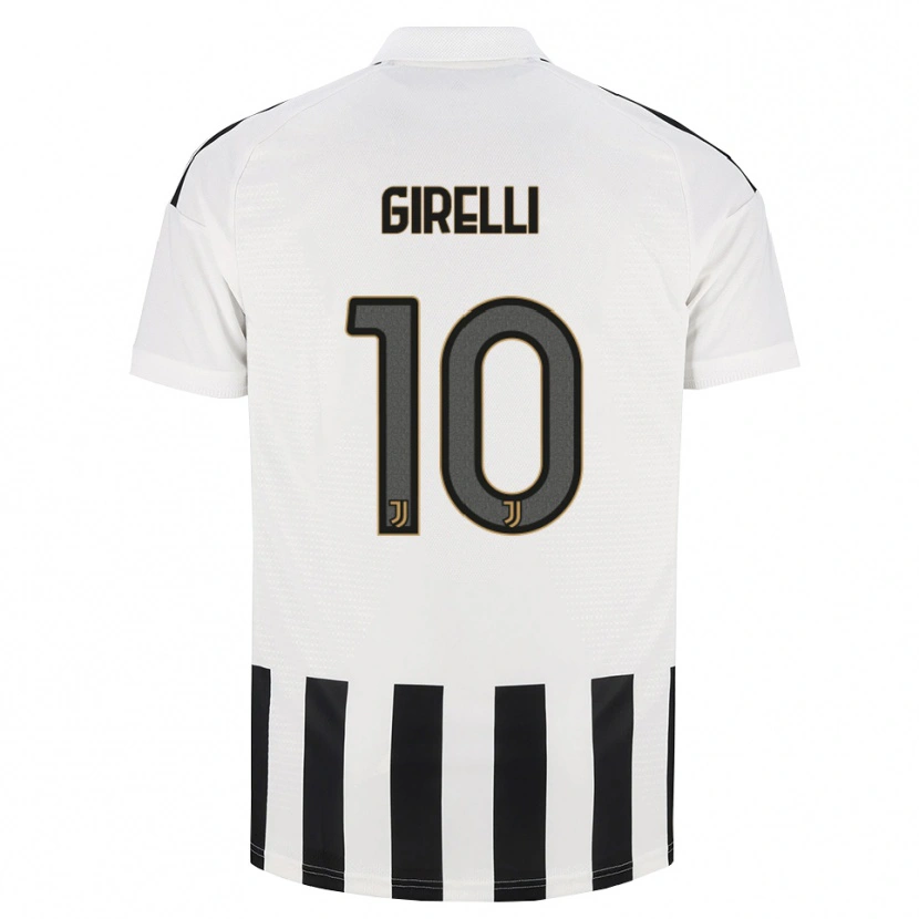 Danxen Kvinder Cristiana Girelli #10 Sort Hvid Brun Hjemmebane Spillertrøjer 2026/27 Trøje T-Shirt